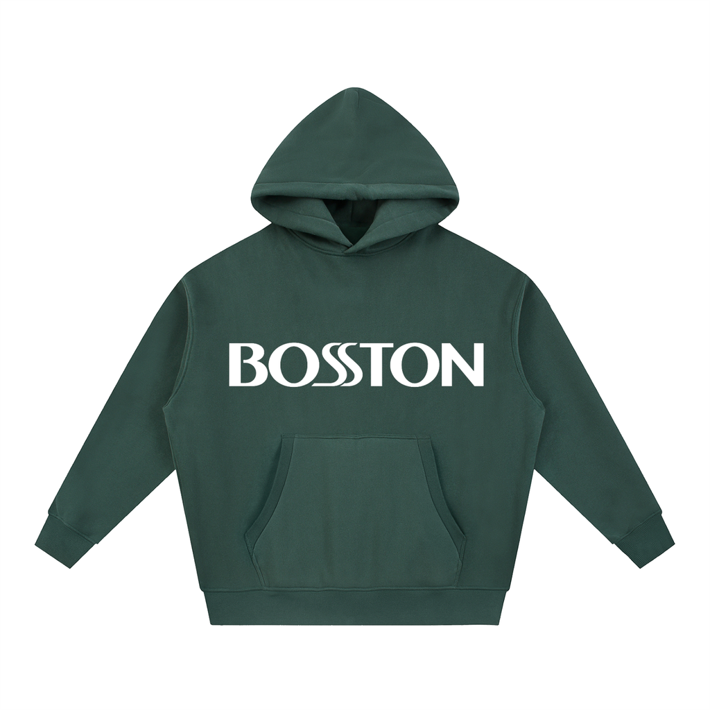 Essential Oversized Boxy Fit Fleece Hoodie
