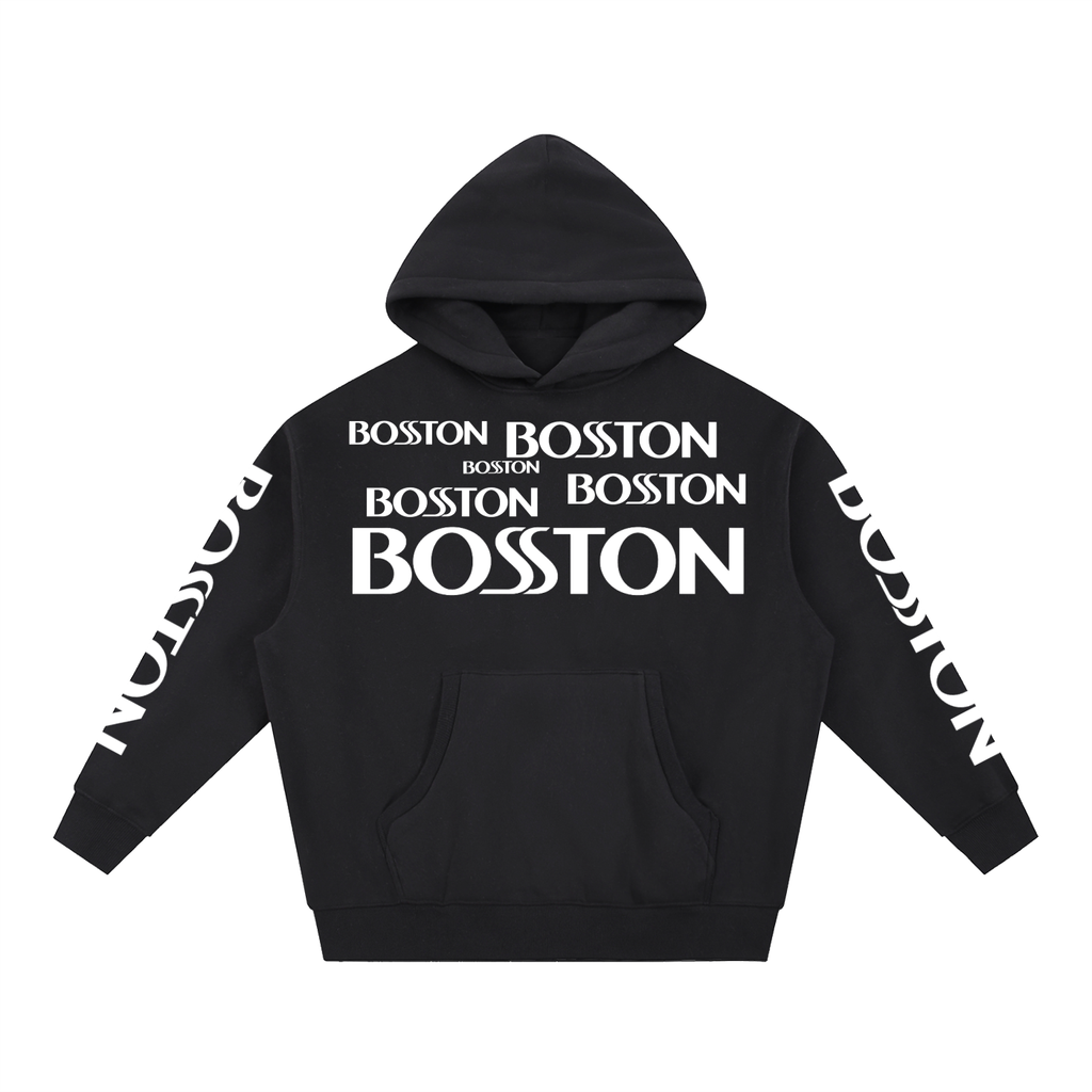Essential Oversized Boxy Fit Fleece Hoodie