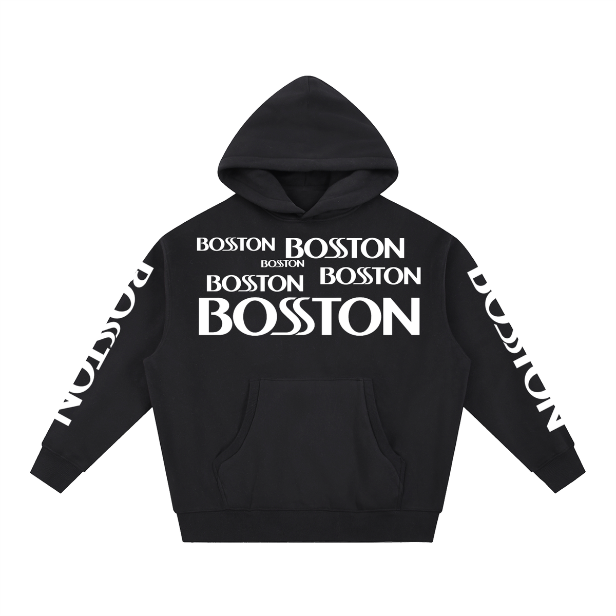 Essential Oversized Boxy Fit Fleece Hoodie