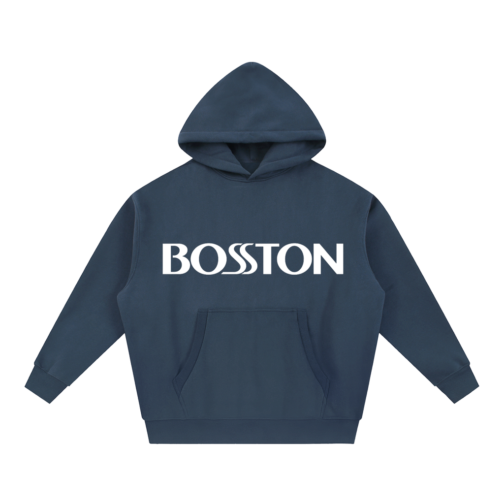 Essential Oversized Boxy Fit Fleece Hoodie